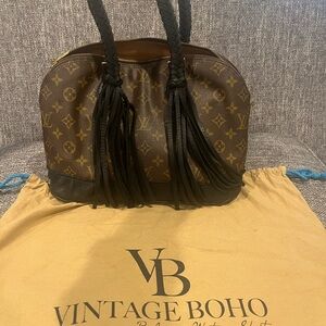 Vintage Boho LV Fringe Bag